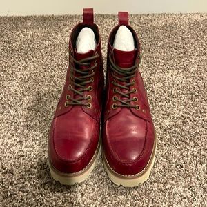 Brand New Leather Lace Up Boots